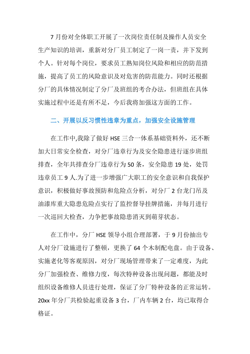 HSE个人的工作总结.doc_第2页