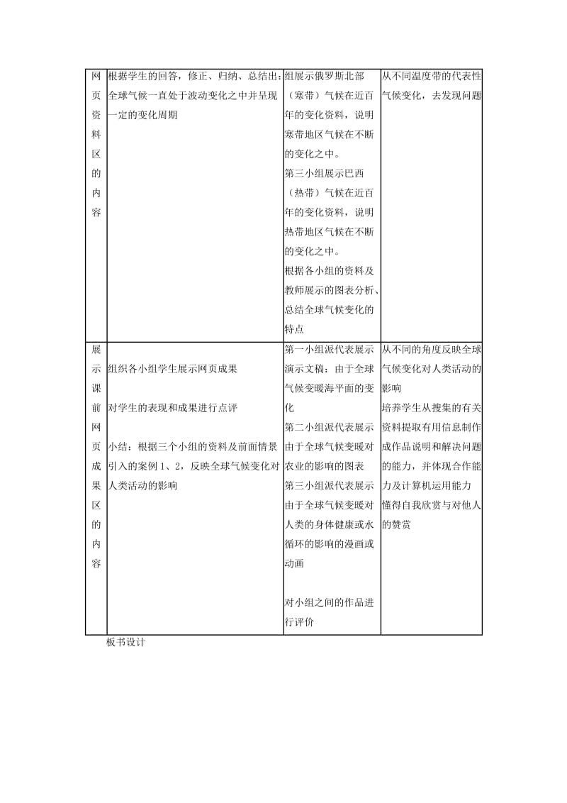 2019-2020年高中地理 2.4《全球气候变化》说课教案（人教版必修1）.doc_第3页