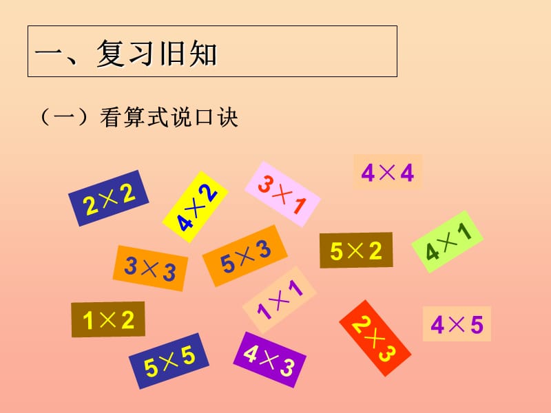 2019秋二年级数学上册 第4单元 表内乘法一（6的乘法口诀）课件 新人教版.ppt_第2页