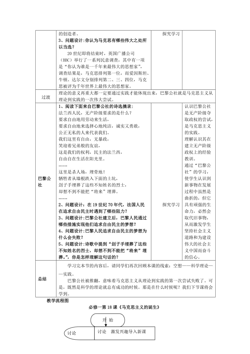 2019-2020年高中历史 5.1 马克思主义的诞生教案7 新人教版必修1.doc_第3页