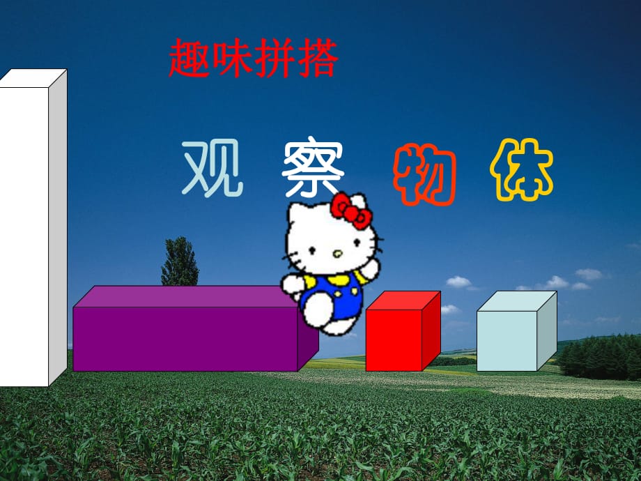 2019春四年級(jí)數(shù)學(xué)下冊(cè) 第六單元《趣味拼搭 觀察物體》課件3 青島版六三制.ppt_第1頁