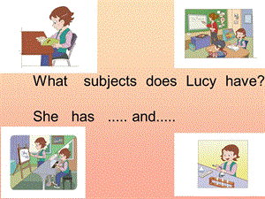 五年級英語上冊 Unit 4 Lesson 1 Lucy is in a new school課件 魯科版.ppt