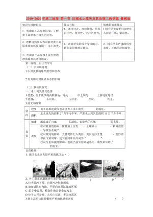 2019-2020年高二地理 第一節(jié) 區(qū)域水土流失及其治理二教學(xué)案 魯教版.doc