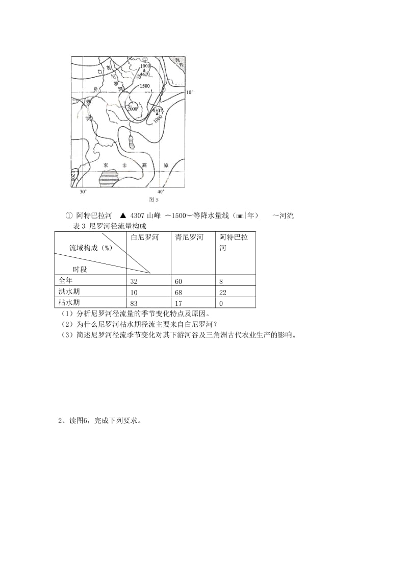 2019-2020年高二地理《非洲》学案(I).doc_第3页