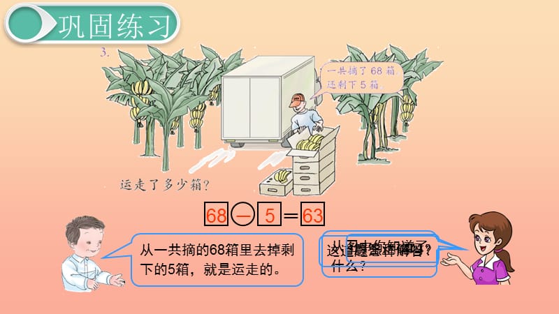 一年级数学下册 第6单元 100以内的加法和减法（一）第8课时 练习课课件 新人教版.ppt_第3页