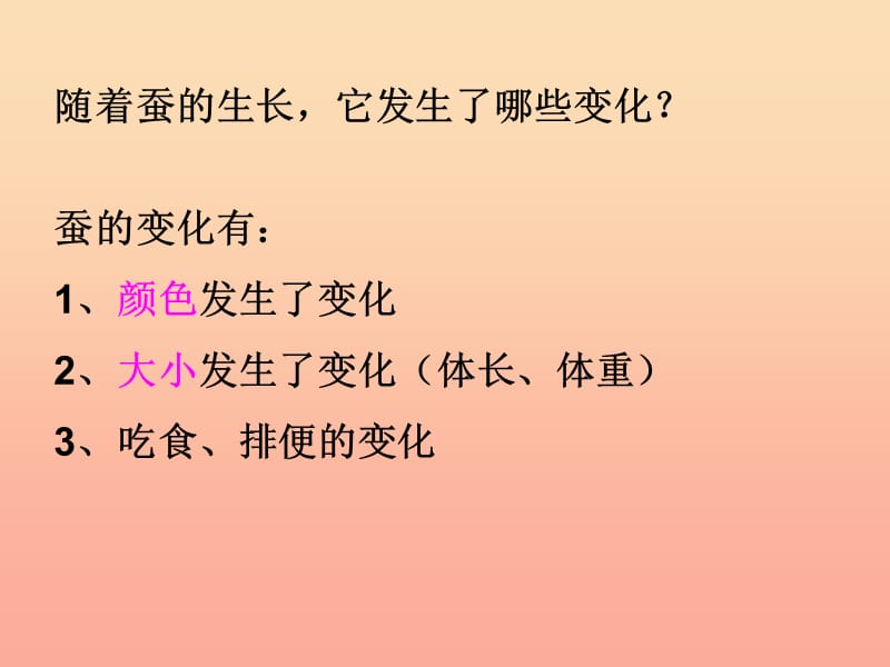 三年级科学下册 动物的生命周期 2 蚕的生长变化课件5 教科版.ppt_第3页