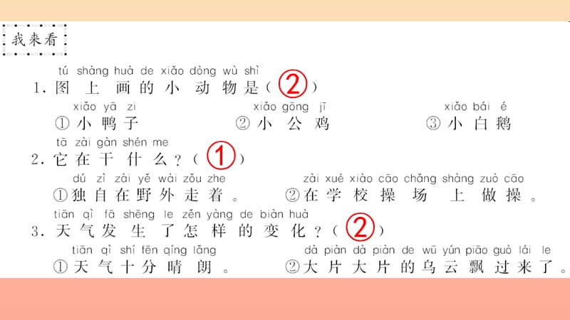 一年级语文下册 识字（一）看图学写话习题课件 新人教版.ppt_第3页