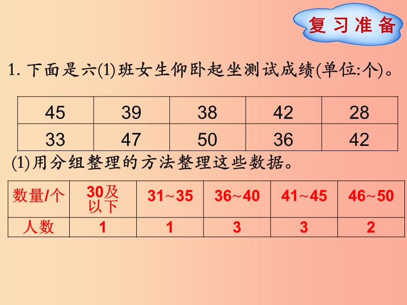 六年级数学上册 第5单元 数据处理 第4节 身高的变化 第2课时 整理数据课件 北师大版.ppt_第2页