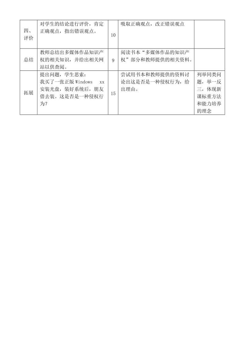 2019-2020年高中信息技术 7.1多媒体作品的发布教学设计 粤教版选修2.doc_第3页