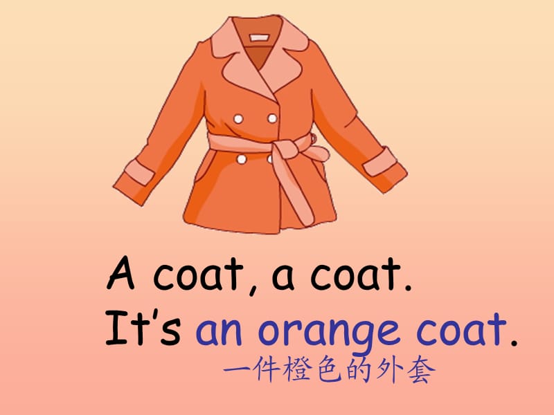 二年级英语上册 Unit 10 Put on your coat课件3 苏教牛津版.ppt_第3页