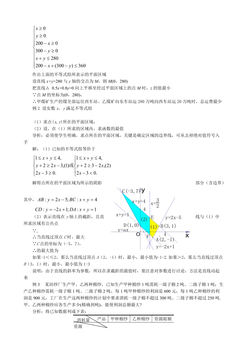 2019-2020年高中数学第二册(上)线性规划的实际应用.doc_第2页