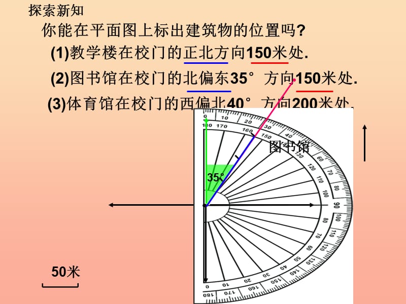 四年级数学下册 2.位置与方向（第2课时）画方位图课件 新人教版.ppt_第3页