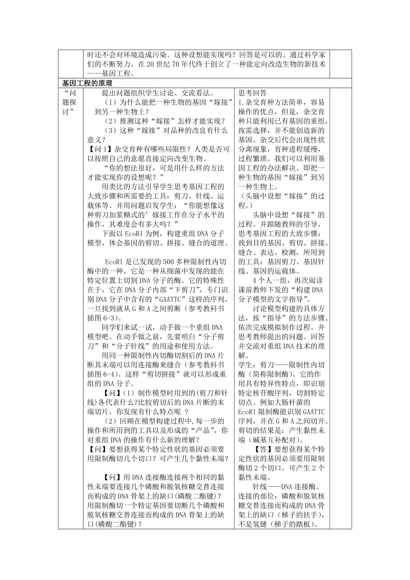 2019-2020年高中生物《基因工程及其应用》教案11 新人教版必修2.doc_第2页