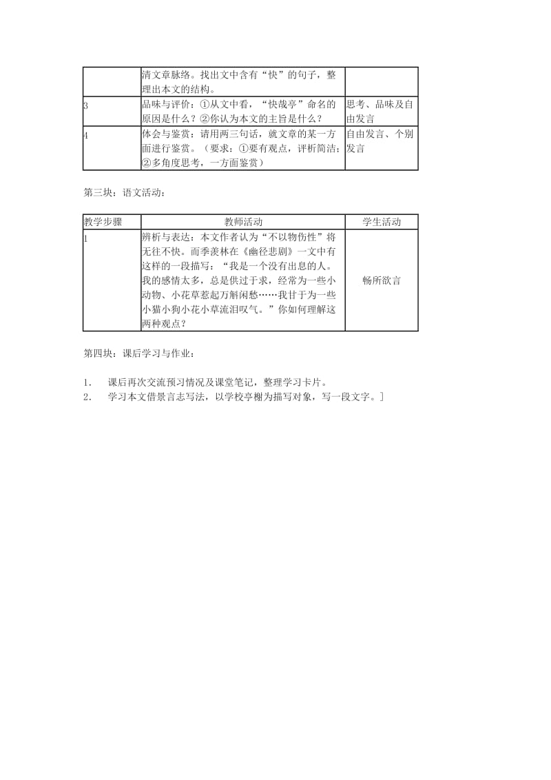 2019-2020年高中语文《黄州快哉亭记》教学设计 粤教版选修《唐宋散文选读》.doc_第2页