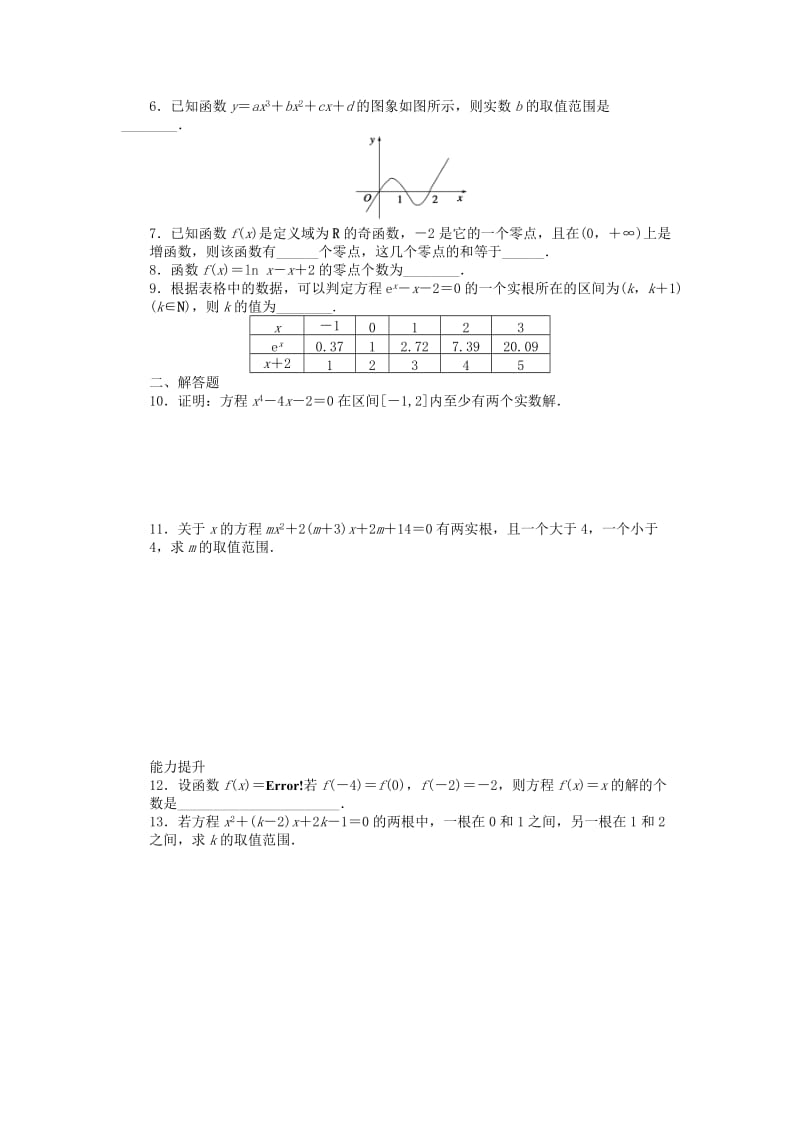 2019-2020年高中数学第2章函数2.5.1函数的零点课时作业苏教版必修.doc_第2页