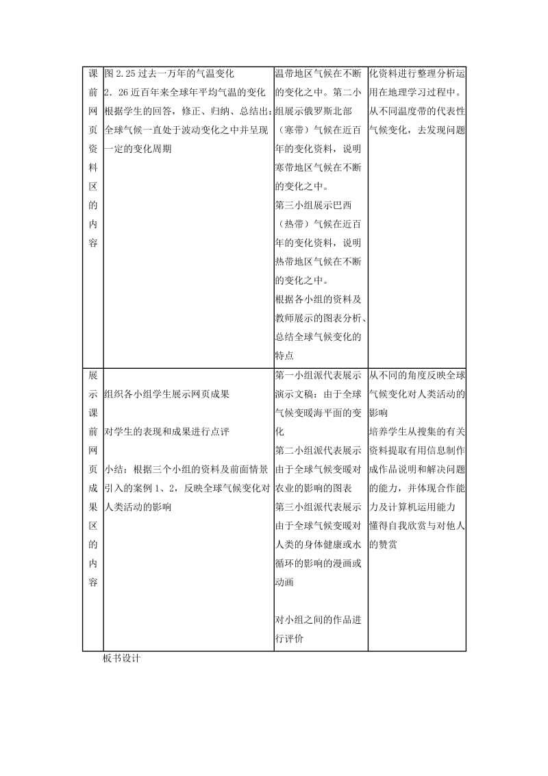 2019-2020年高中地理 第二章第四节《全球气候变化》说课教案 新人教版必修1.doc_第3页