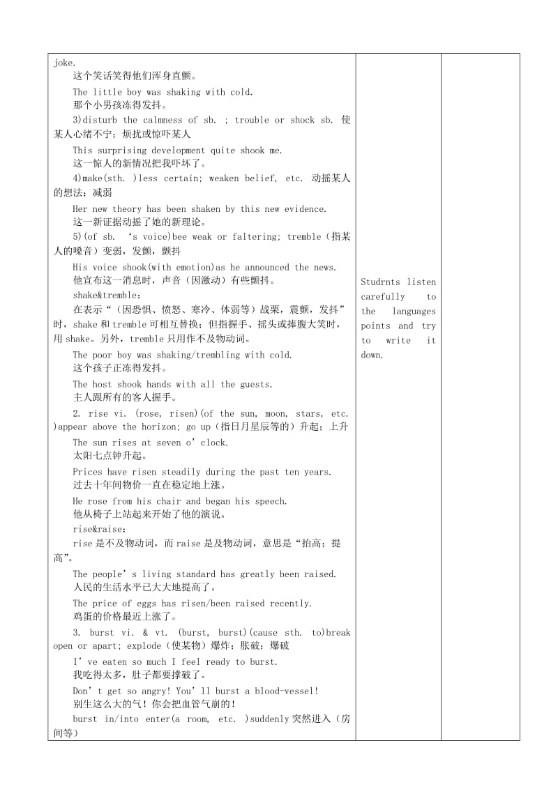 2019-2020年高中英语 Unit4 Earthquakes三教案 新人教版必修1.doc_第2页