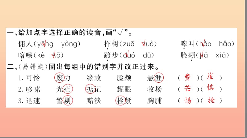 六年级语文上册 第七组 24 金色的脚印习题课件 新人教版.ppt_第3页