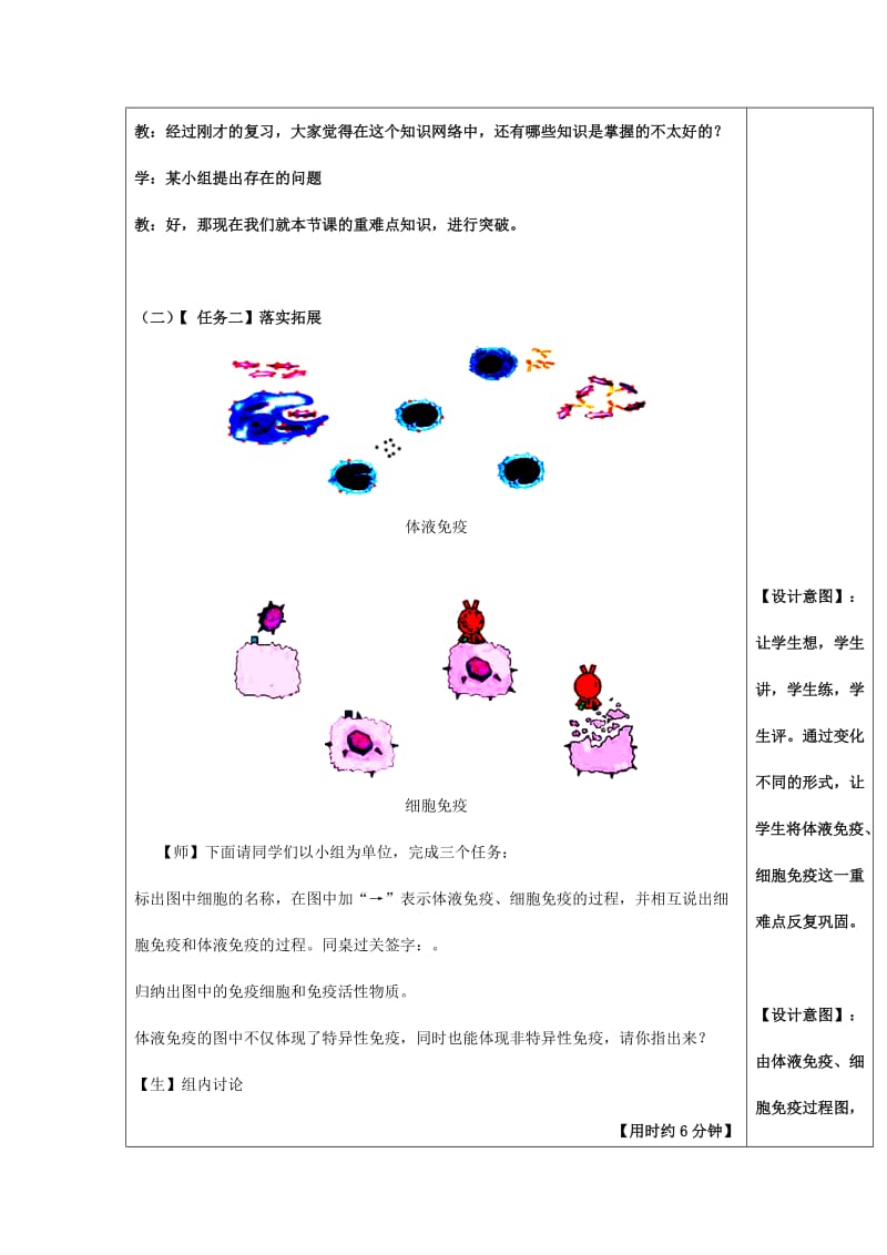 2019-2020年高中生物 第二章 动物和人体生命活动的调节 第4节《免疫调节》教学设计 新人教版必修3 (I).doc_第3页