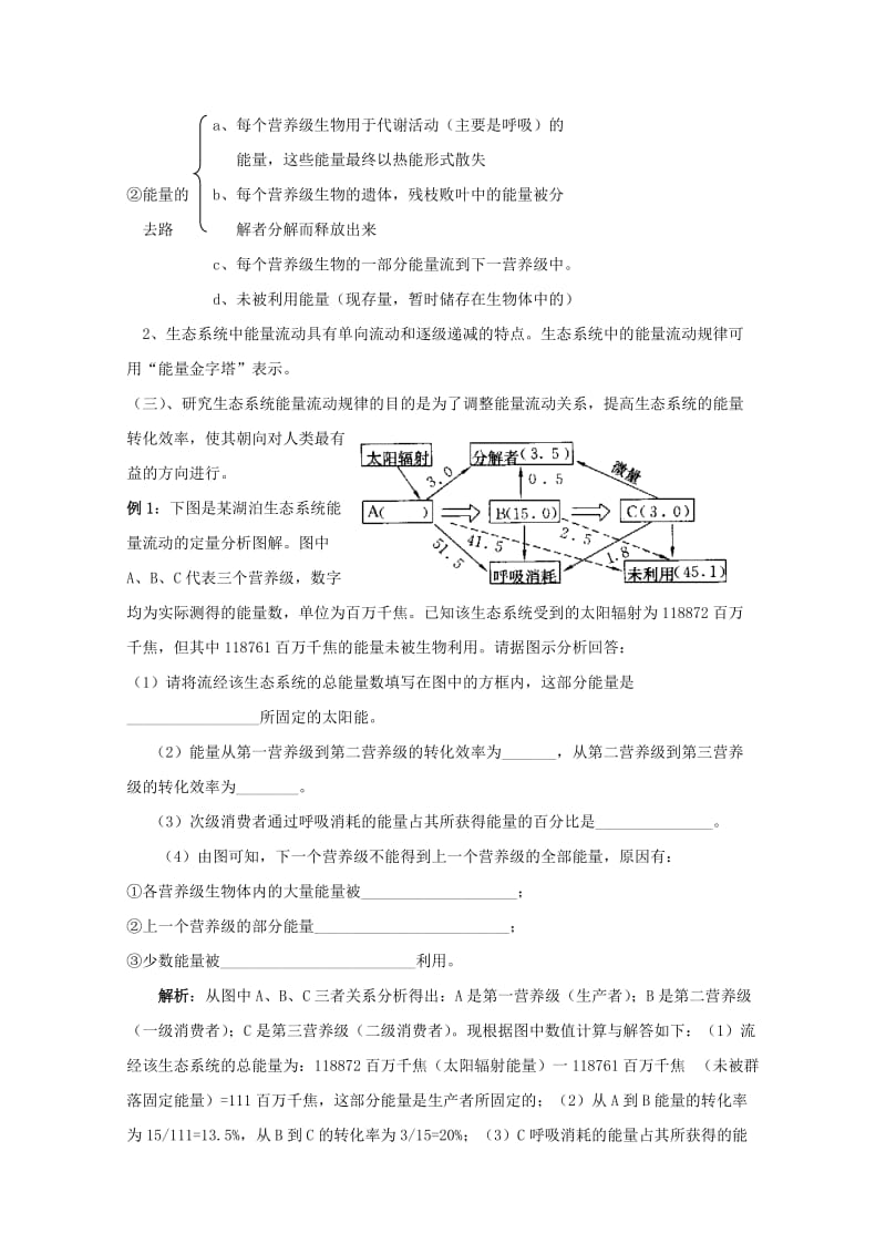 2019-2020年高三生物总复习 第38讲 生态系统的功能教案.doc_第3页