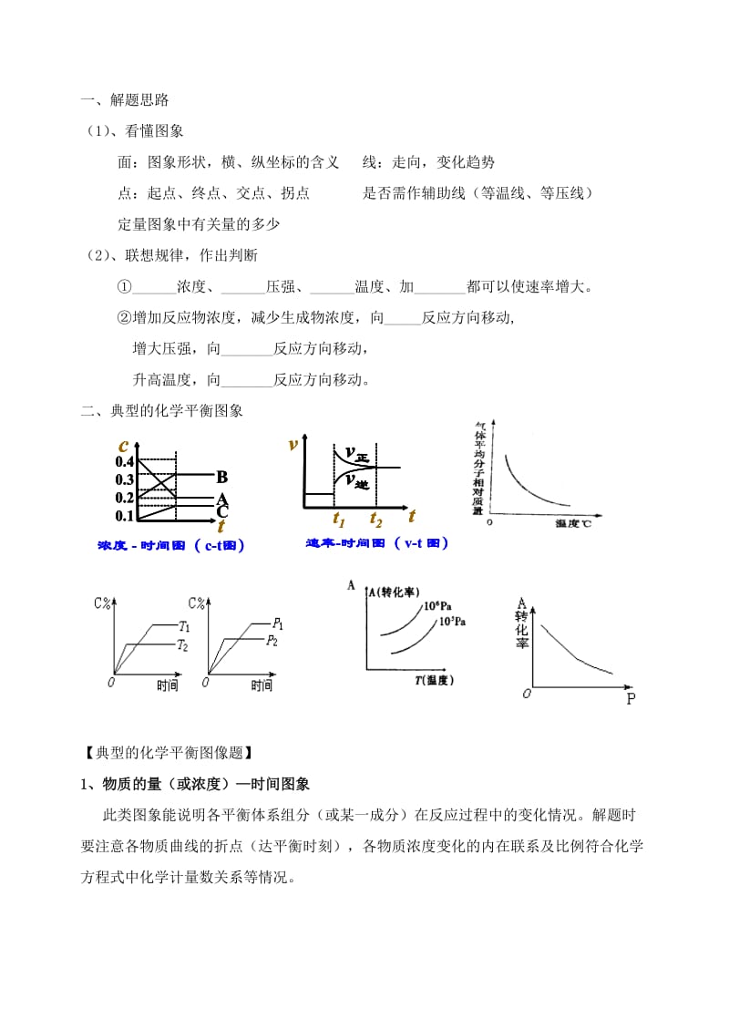 2019-2020年高中化学 化学平衡图像教学设计 新人教版选修4.doc_第2页