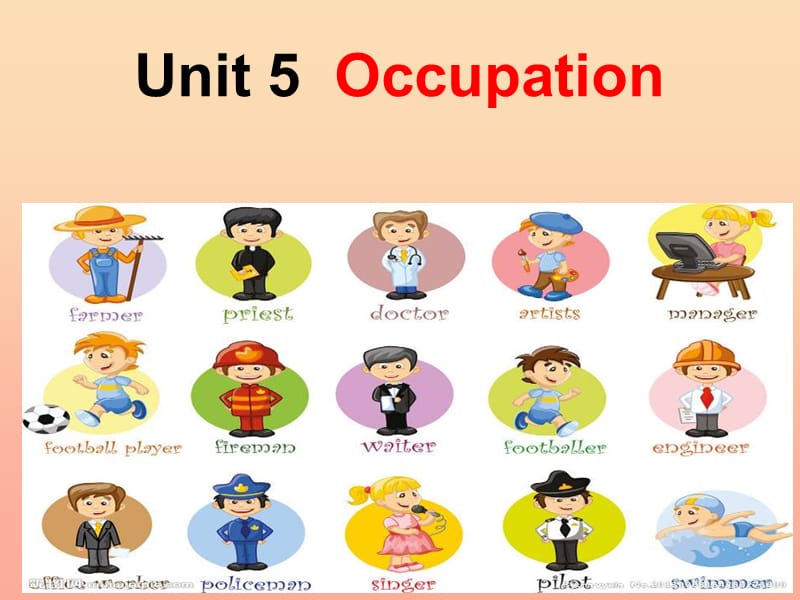 2019春六年级英语下册 Unit 5《Occupation》（Part A）课件1 （新版）闽教版.ppt_第1页