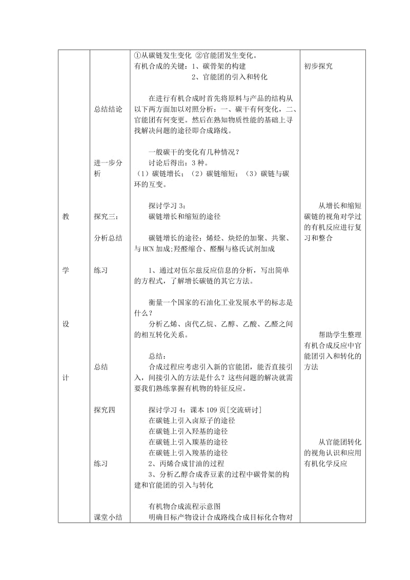 2019-2020年高中化学 有机合成的关键 教案1.doc_第2页