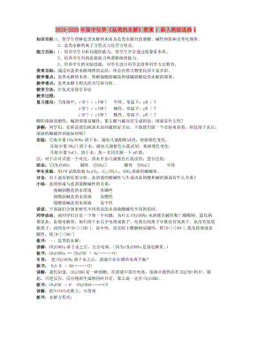 2019-2020年高中化學《鹽類的水解》教案1 新人教版選修4.doc