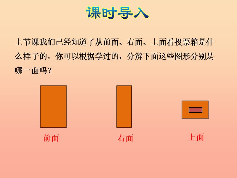 2019秋四年级数学上册 3.2 观察物体（二）课件 苏教版.ppt_第2页