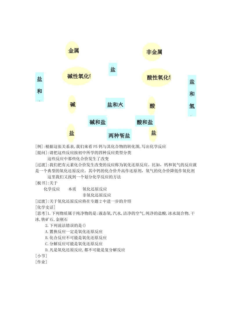 2019-2020年高中化学 《丰富多彩的物质》教案2 苏教版必修1.doc_第2页