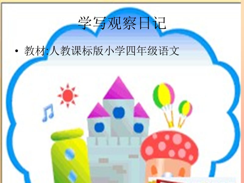 四年级语文上册习作二观察日记X则作文课件6新人教版.ppt_第1页