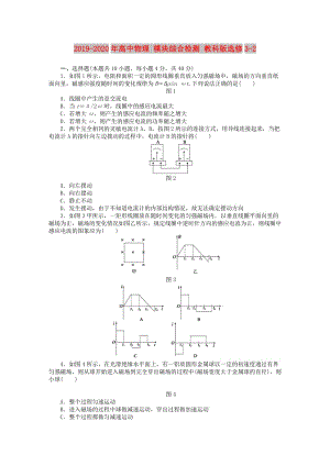 2019-2020年高中物理 模塊綜合檢測 教科版選修3-2.doc