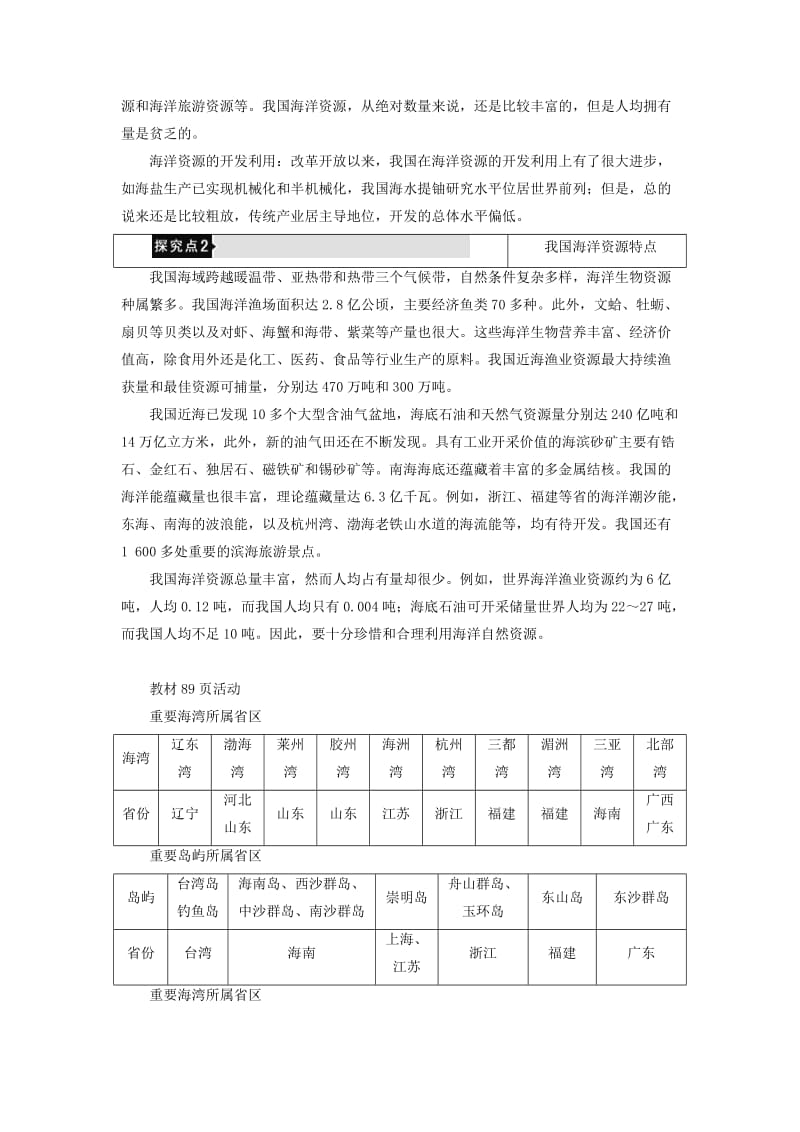 2019-2020年高中地理第4单元维护海洋权益第2节我国的海洋国情整合提升鲁教版选修.doc_第3页