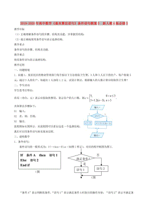 2019-2020年高中數(shù)學(xué)《基本算法語句》條件語句教案5 新人教A版必修3.doc