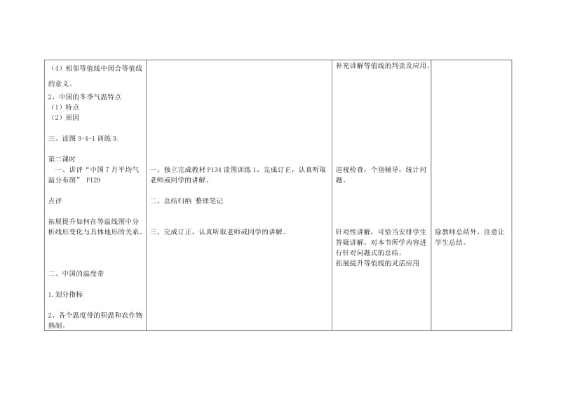 2019-2020年高二地理上学期第5周教学设计（中国气候）.doc_第2页