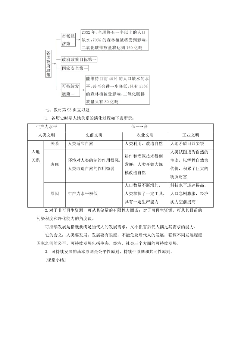 2019-2020年高中地理第四章人类与地理环境的协调发展第二节人地关系思想的历史演变检测中图版必修.doc_第2页