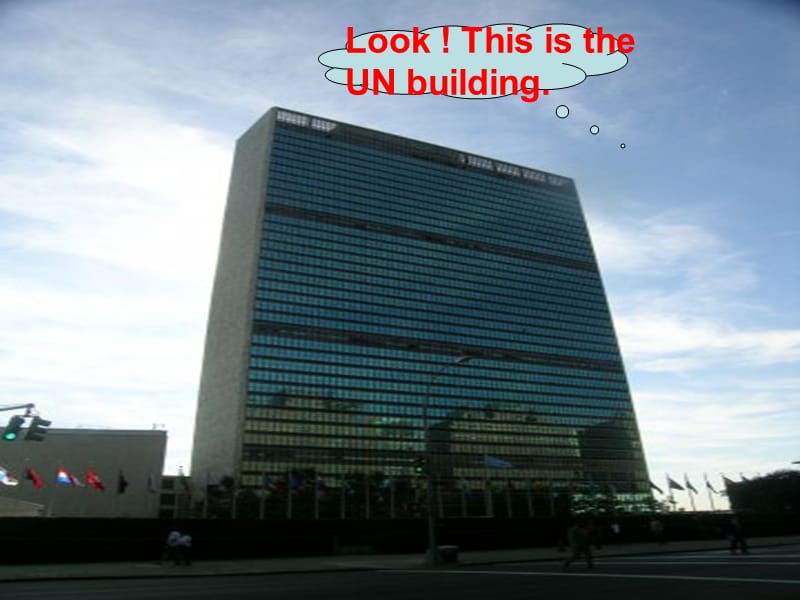 六年级英语上册 Module 9 Unit 1 Do you want to visit the UN building课件 外研版.ppt_第3页