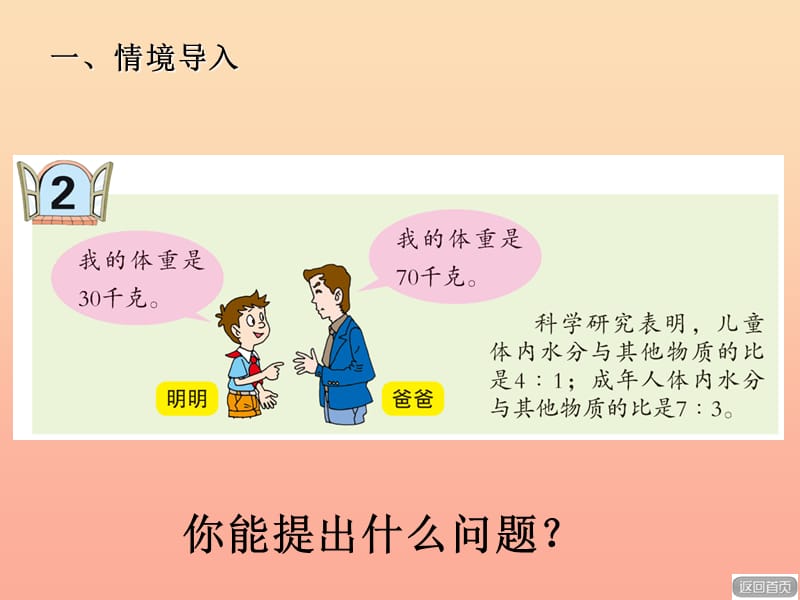 2019秋六年级数学上册 第四单元 按比例分配（信息窗2）教学课件 青岛版.ppt_第2页