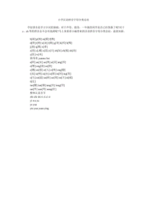 小學(xué)漢語(yǔ)拼音字母分類總結(jié).doc