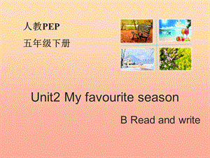 五年級(jí)英語下冊 Unit 2 My Favourite Season Read and write課件 人教PEP.ppt