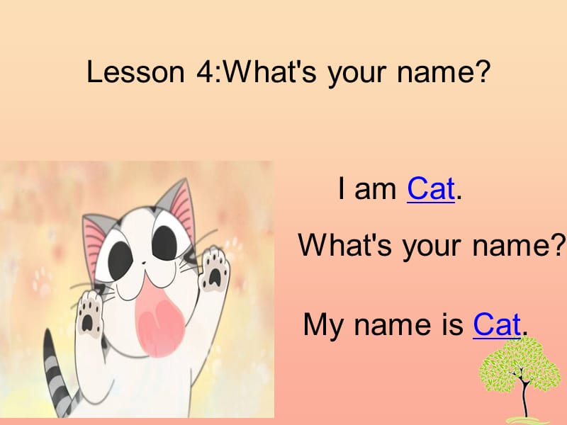 2019秋三年级英语上册 Lesson 4 What’s your name课件1 科普版.ppt_第3页