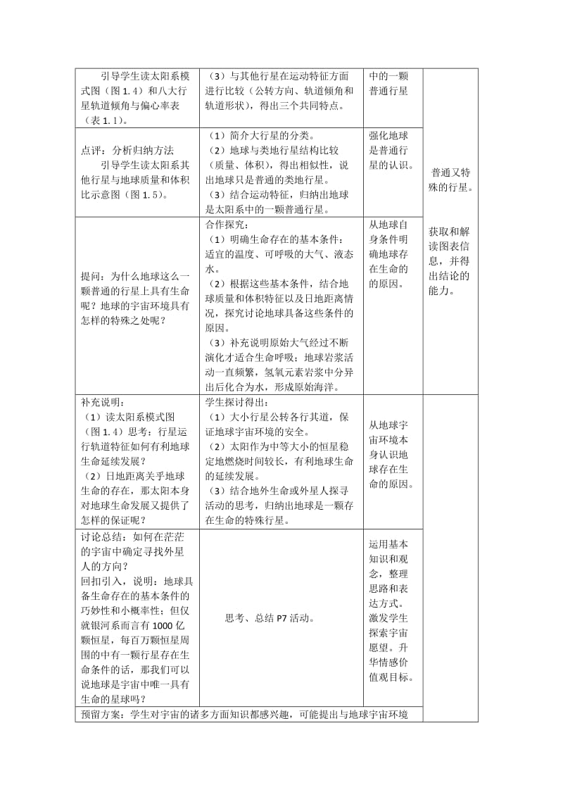 2019-2020年高中地理《宇宙中的地球》教案6 新人教版必修1.doc_第3页