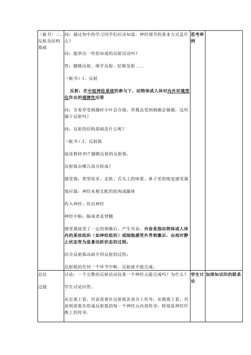 2019-2020年高中生物《通过神经系统的调节》教案11 新人教版必修3.doc_第3页