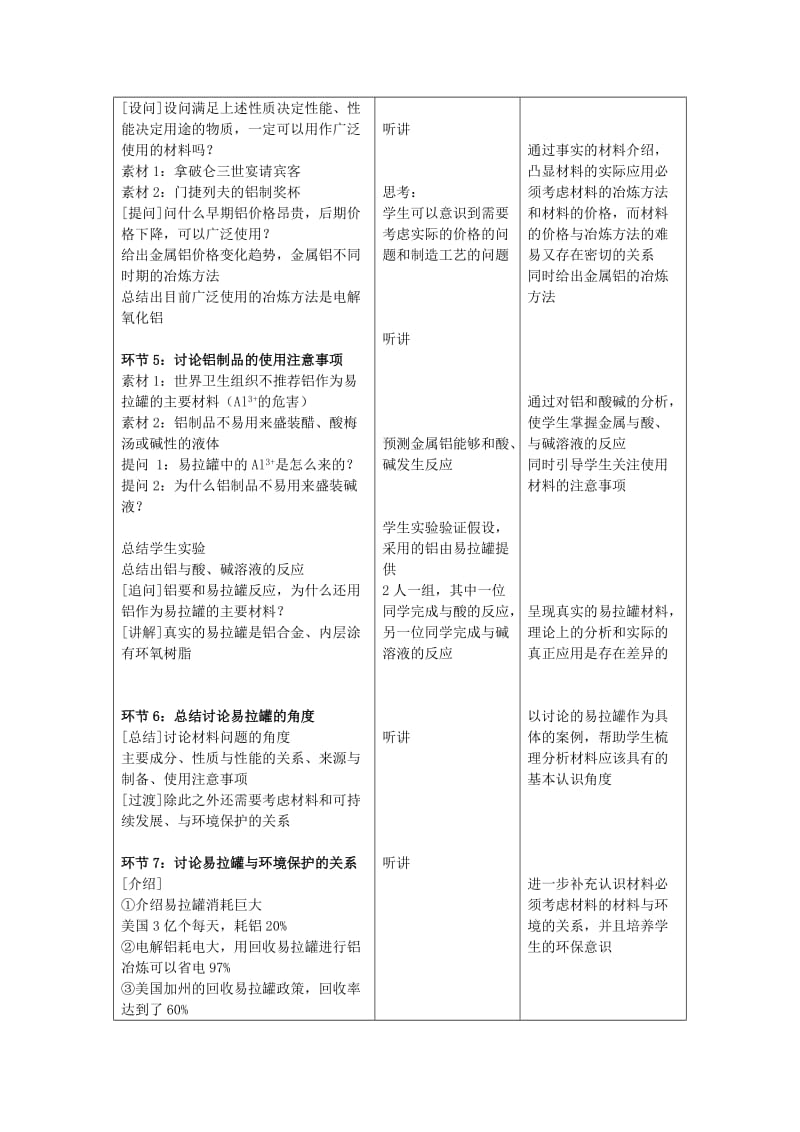 2019-2020年高中化学《铝 金属材料》教案12 鲁科版必修1.doc_第3页