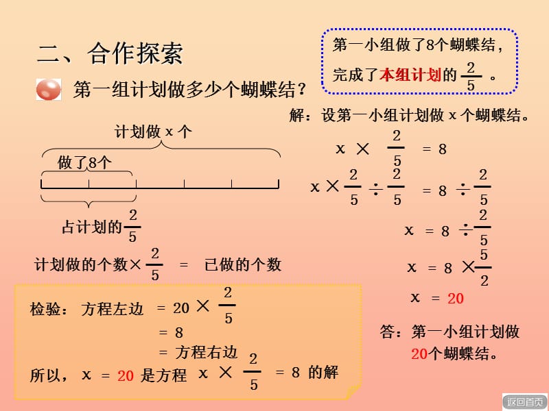 2019秋六年级数学上册第三单元信息窗3已知一个数的几分之几是多少求这个数课件青岛版.ppt_第3页