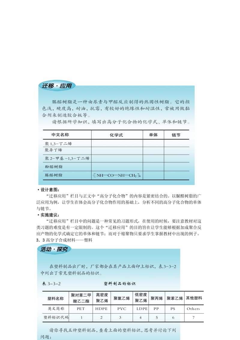 2019-2020年高中化学 第三章第三节 合成高分子化合物教案 鲁科版选修5.doc_第2页