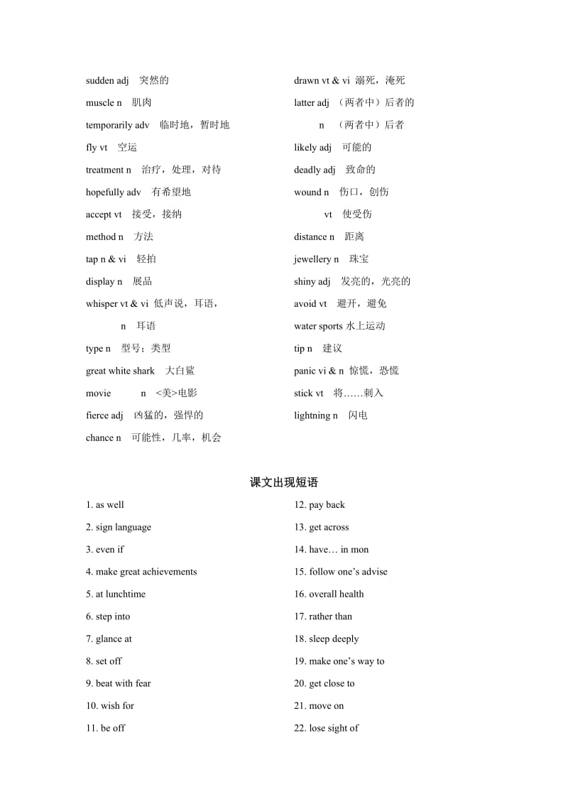 2019-2020年高三英语第一轮复习 模块三第一单元教案 牛津版.doc_第2页