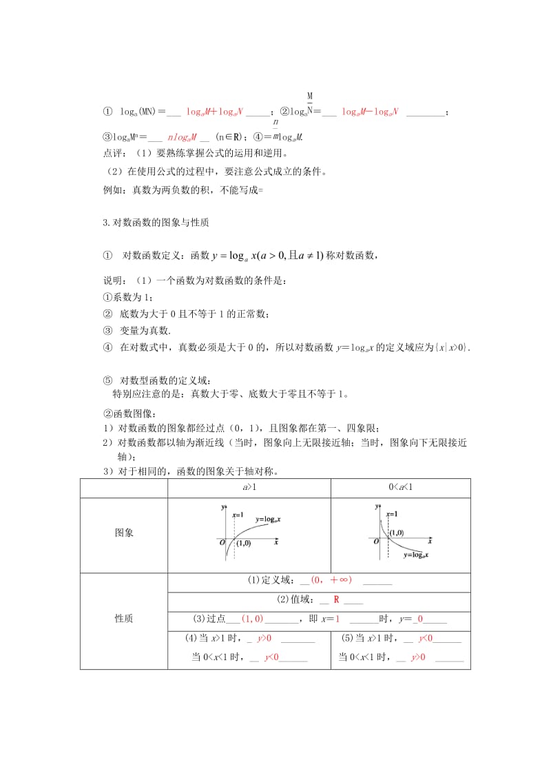 2019-2020年高三数学一轮复习讲义 对数与对数函数教案 新人教A版.doc_第2页