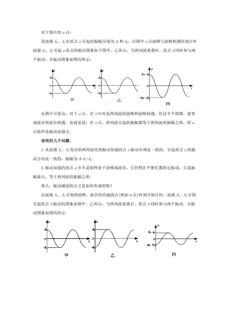 2019-2020年高中物理《波的干涉》教案6 新人教版选修3-4.doc_第3页