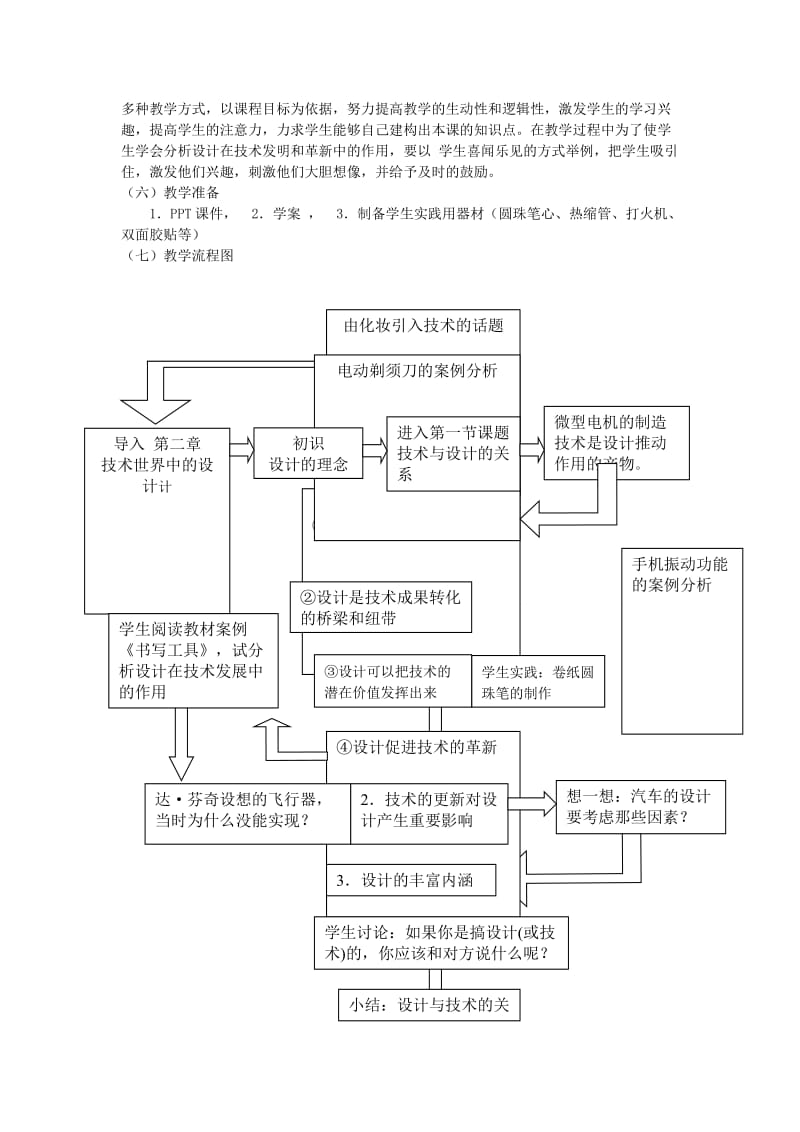 2019-2020年高三通用技术 《技术与设计》2.1技术与设计的关系教学设计.doc_第2页